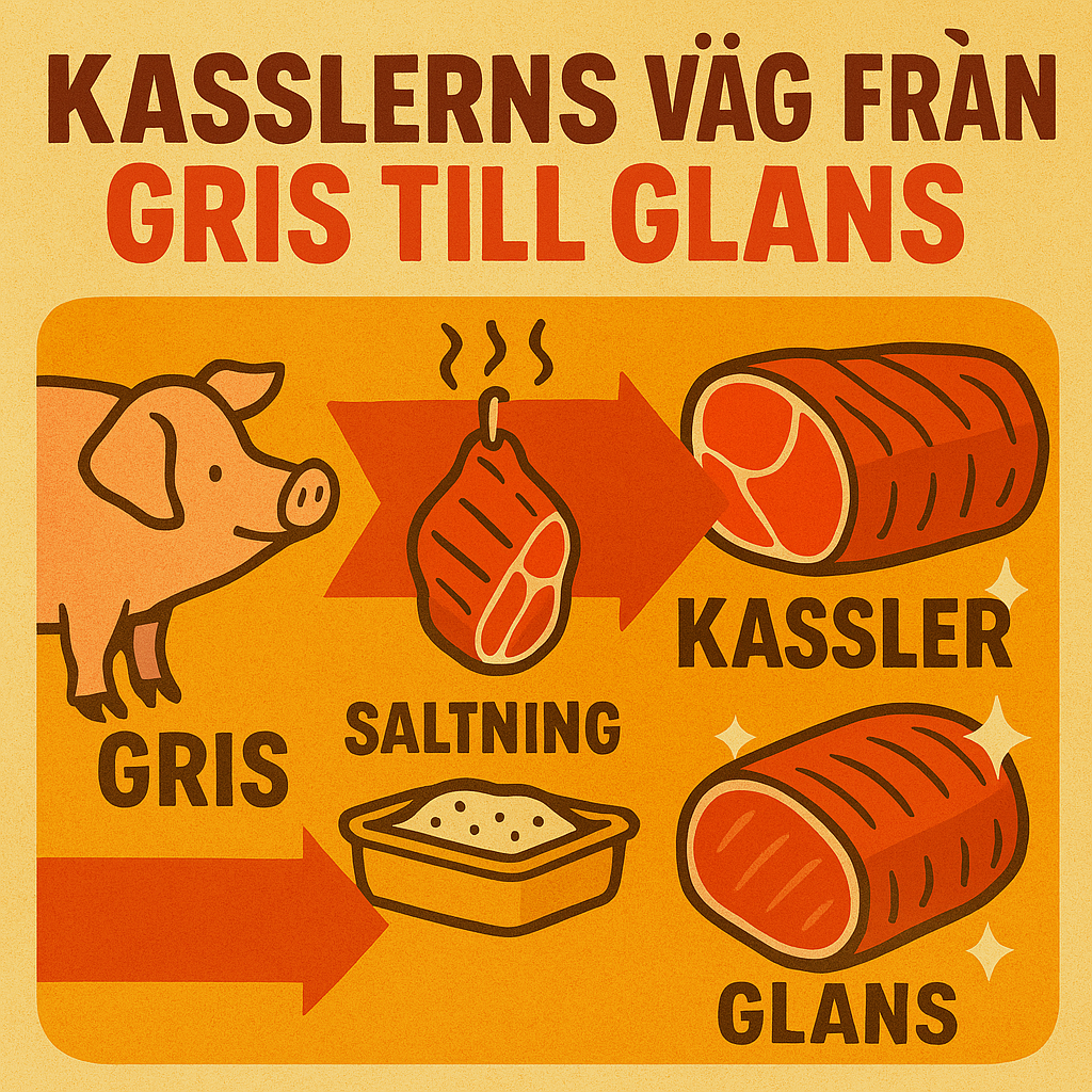 Faktaillustration om kassler